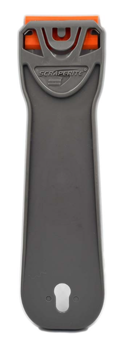 Scraperite Standard Scraper (3 straight + 3 curved plastic orange blades)
