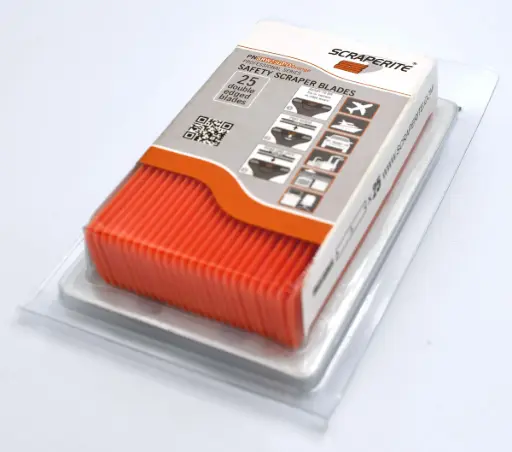[SRW25GPO - OUD] Scraperite Replacement Blade Wide (per 25) / oude versie